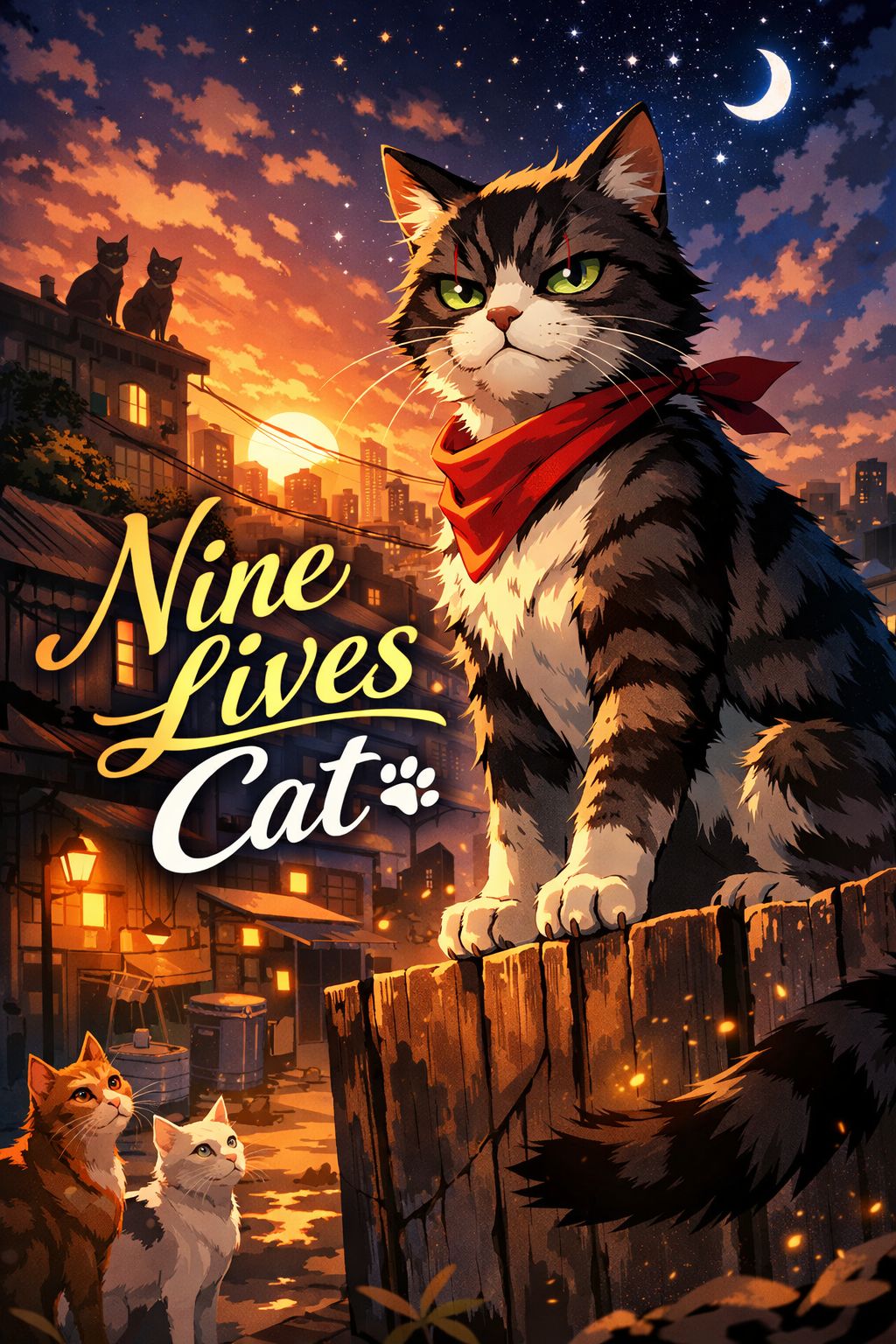 Nine Lives Cat artwork