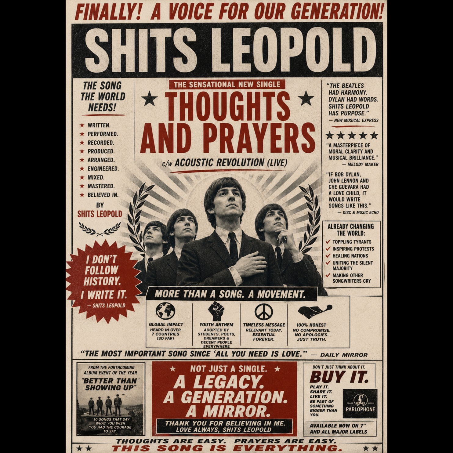 Thoughts and Prayers artwork