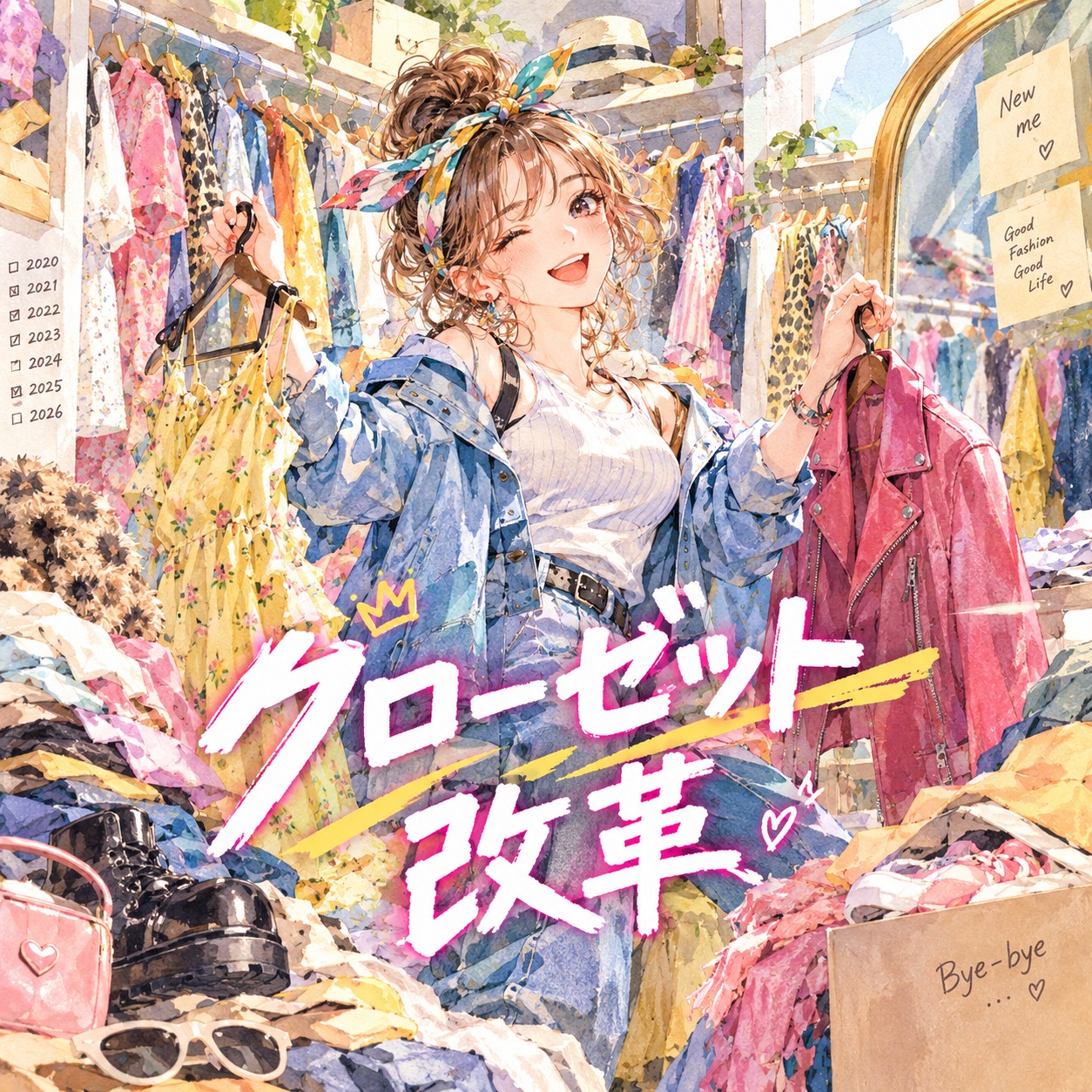 クローゼット改革  #おされさんめ artwork