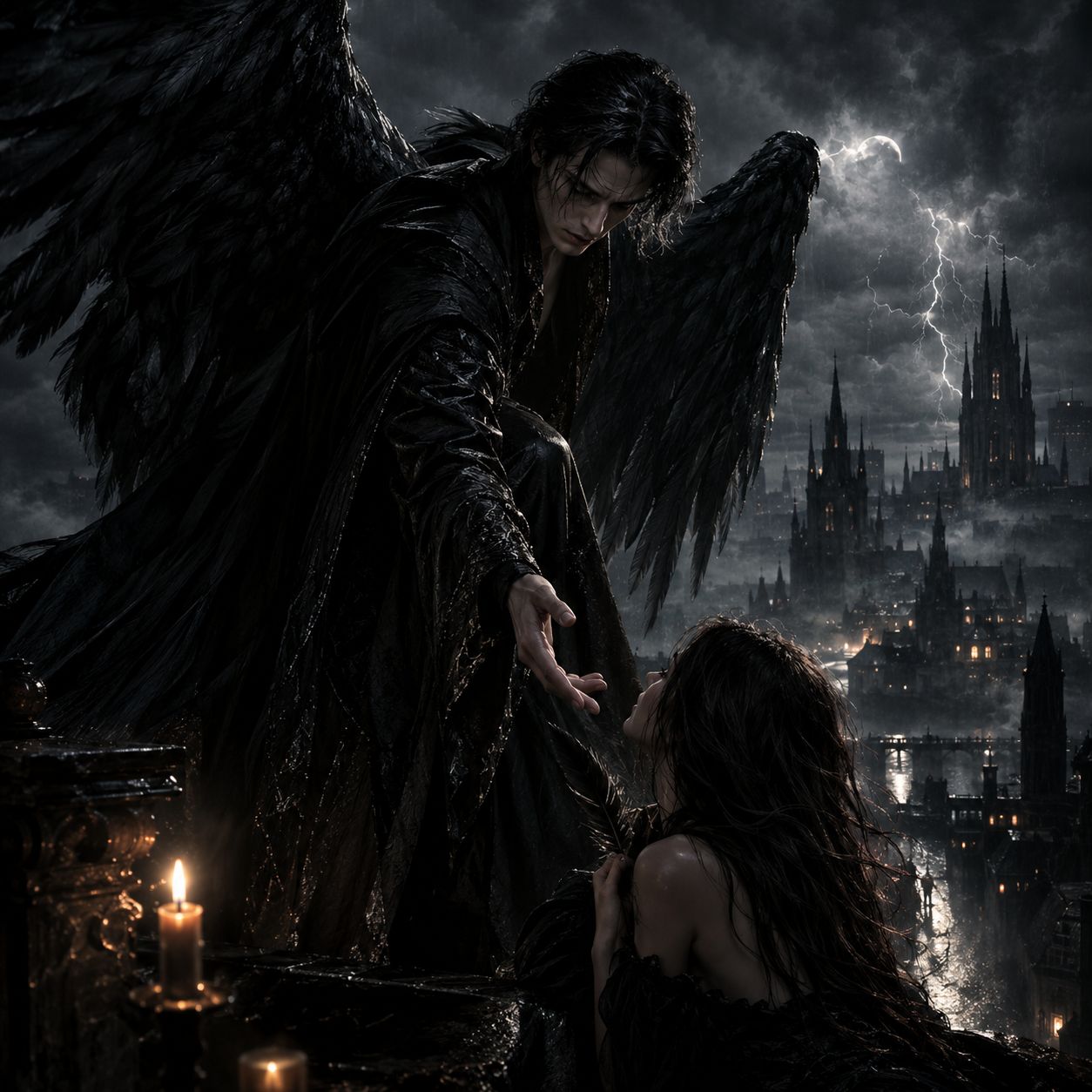 Черный ангел. artwork