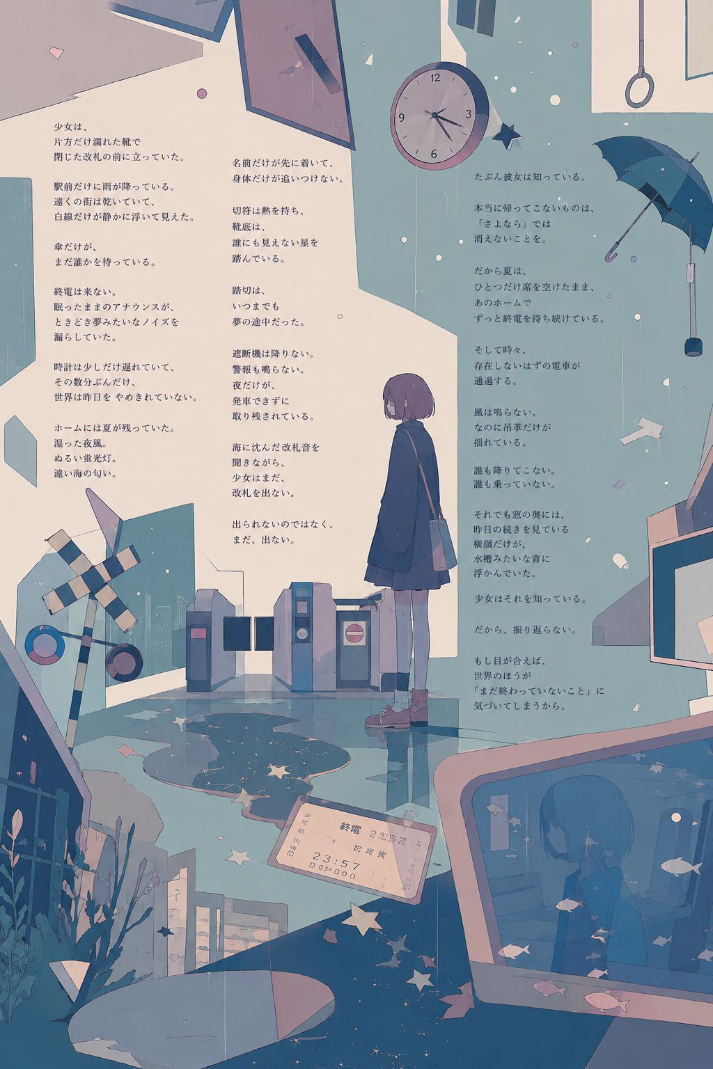 終電を待つ夏 artwork