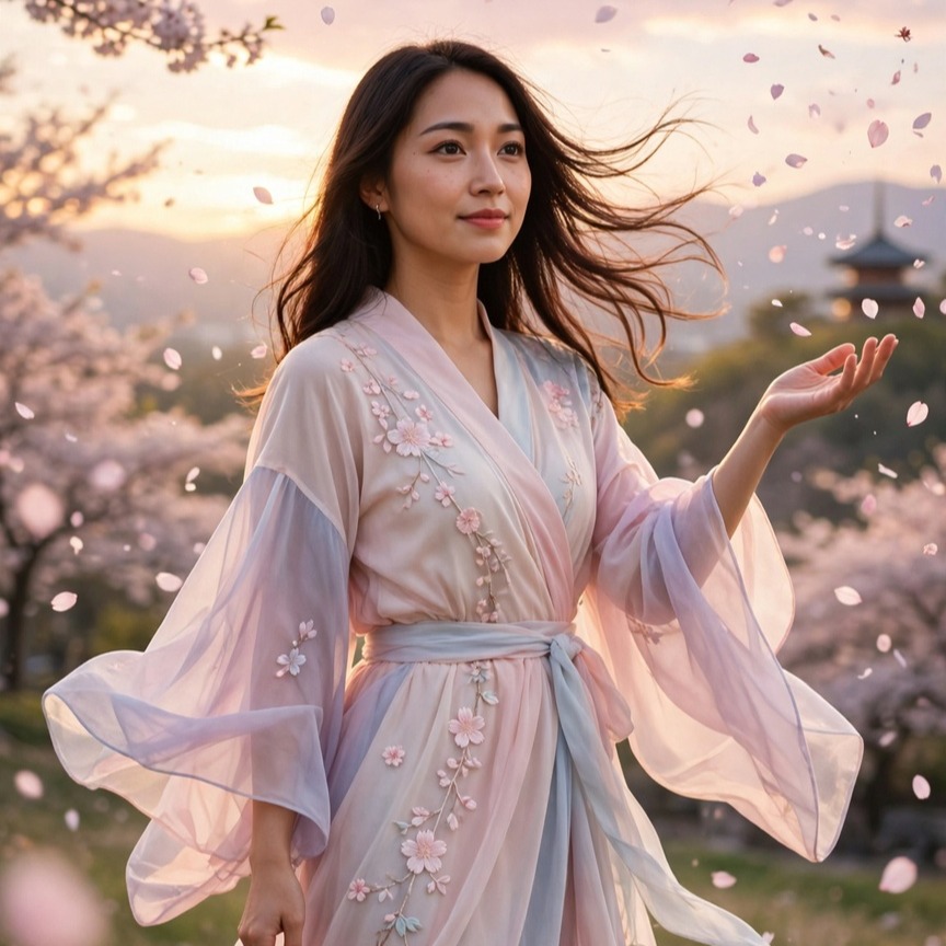 Minai Hikari - Pétalas no Vento artwork