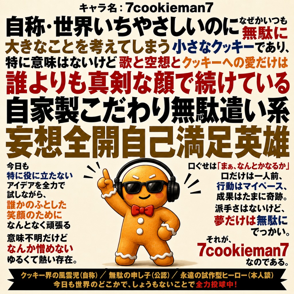クッキー界の風雲児 artwork