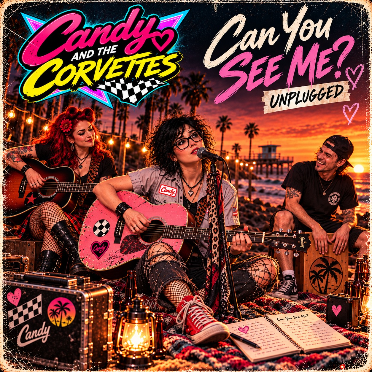Can you see me? (Unplugged) - Candy and the Corvettes artwork