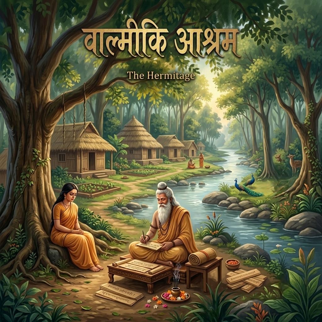 Vālmīki Āśrama artwork