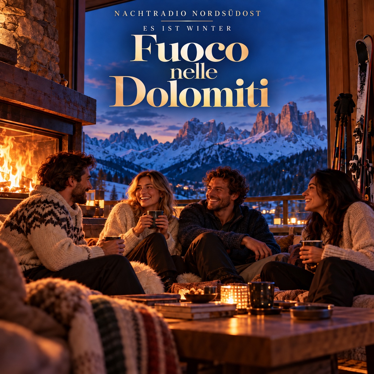 Fuoco nelle Dolomiti artwork