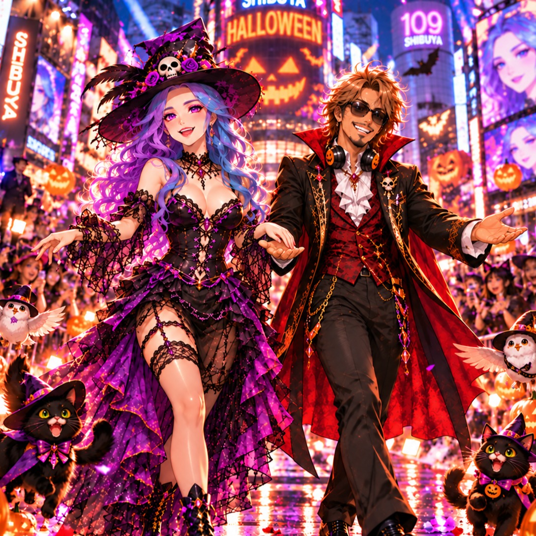 🎃✨🍬SHIBUYA🎃 HALLOWEEN RUNWAY💃👻✨#HalloweenPartyReport #はろいん artwork