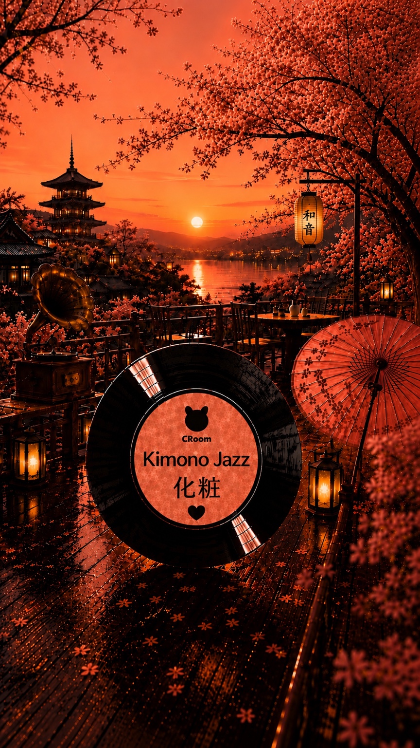 Kimono Jazz  化粧 artwork