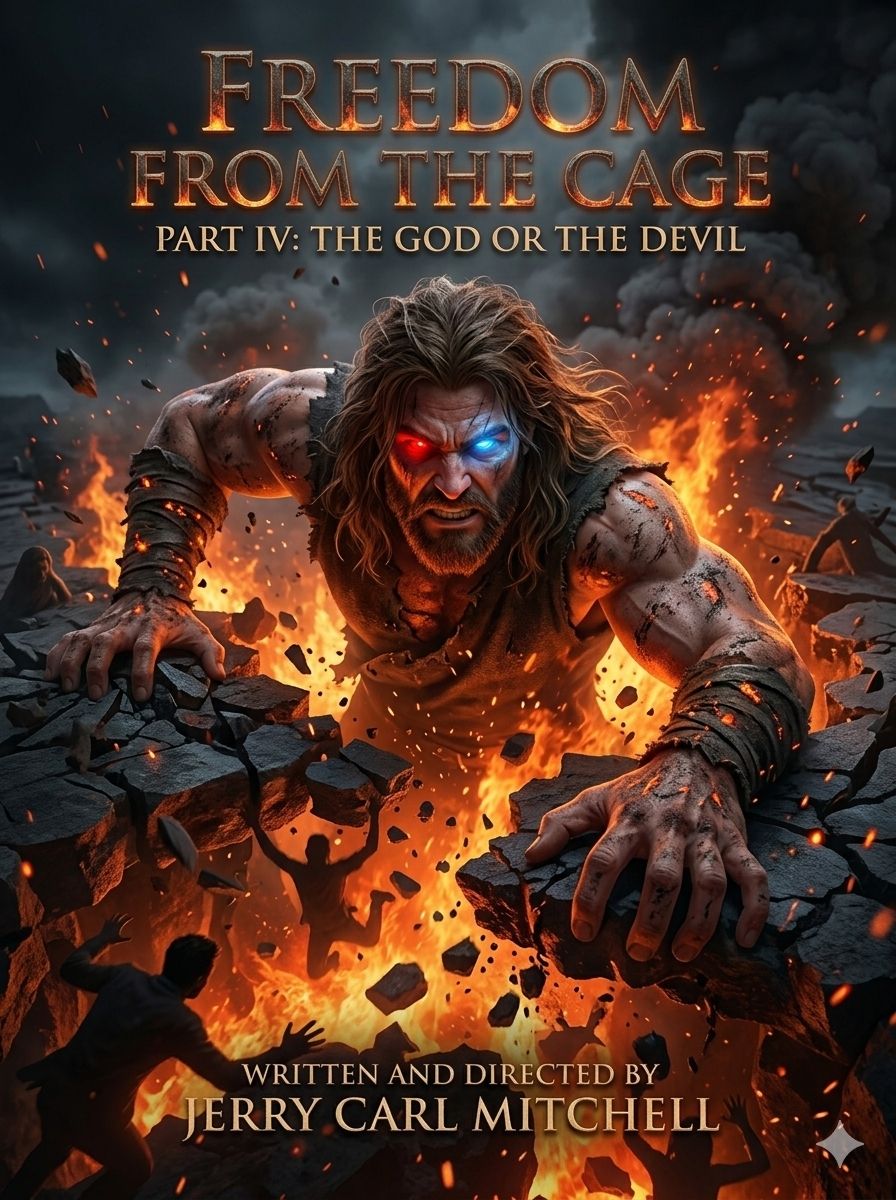 Freedom from the cage part (4) God? or the Devil? or worse both artwork