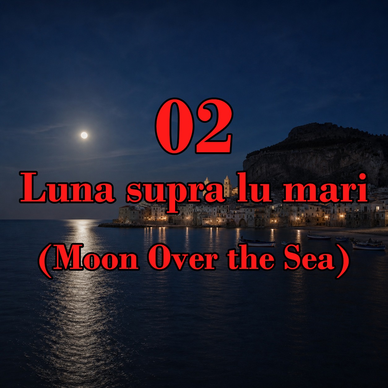02 - Luna supra lu mari (Moon Over the Sea) artwork