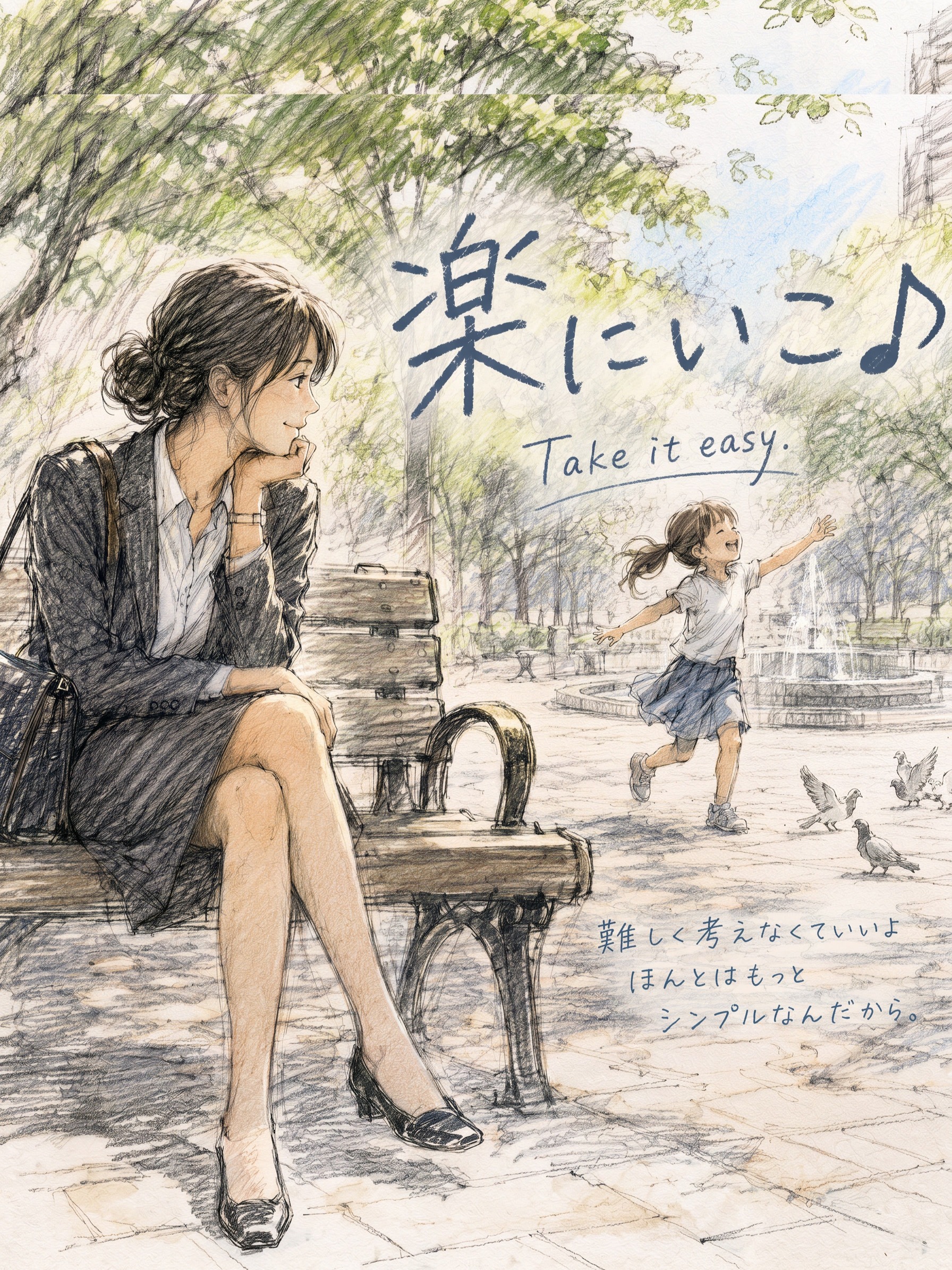 楽にいこ♪ artwork