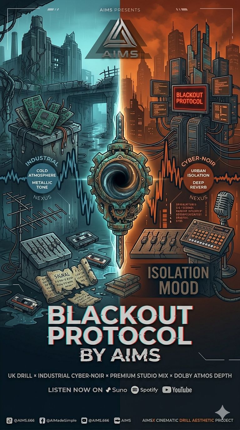 BLACKOUT PROTOCOL — AIMS artwork