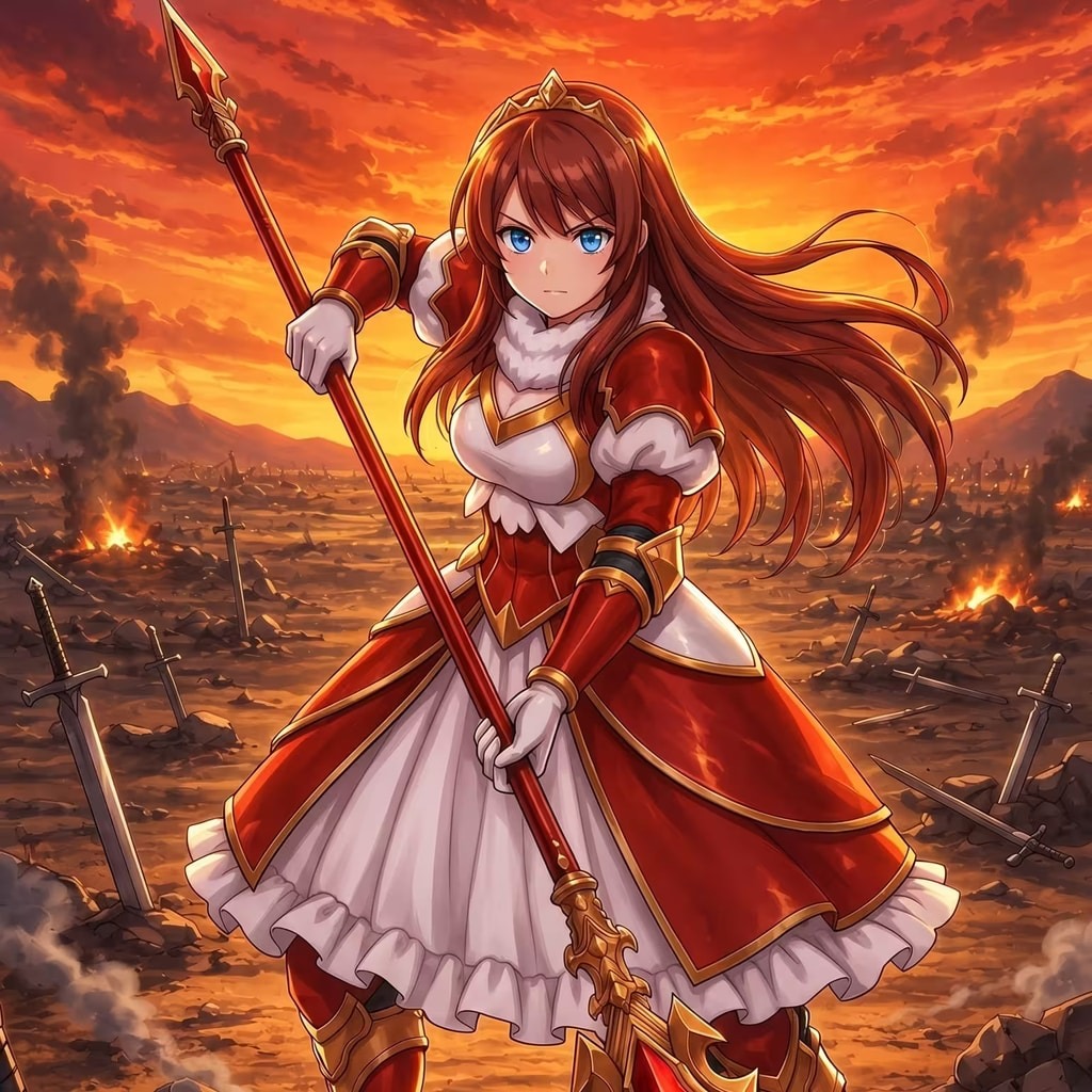 [v5.5]熱情の赤き戦姫/Scarlet Battle Princess artwork