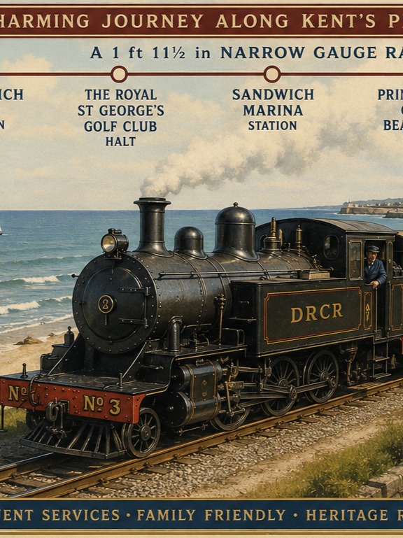 The Deal and Ramsgate Coastal Railway artwork