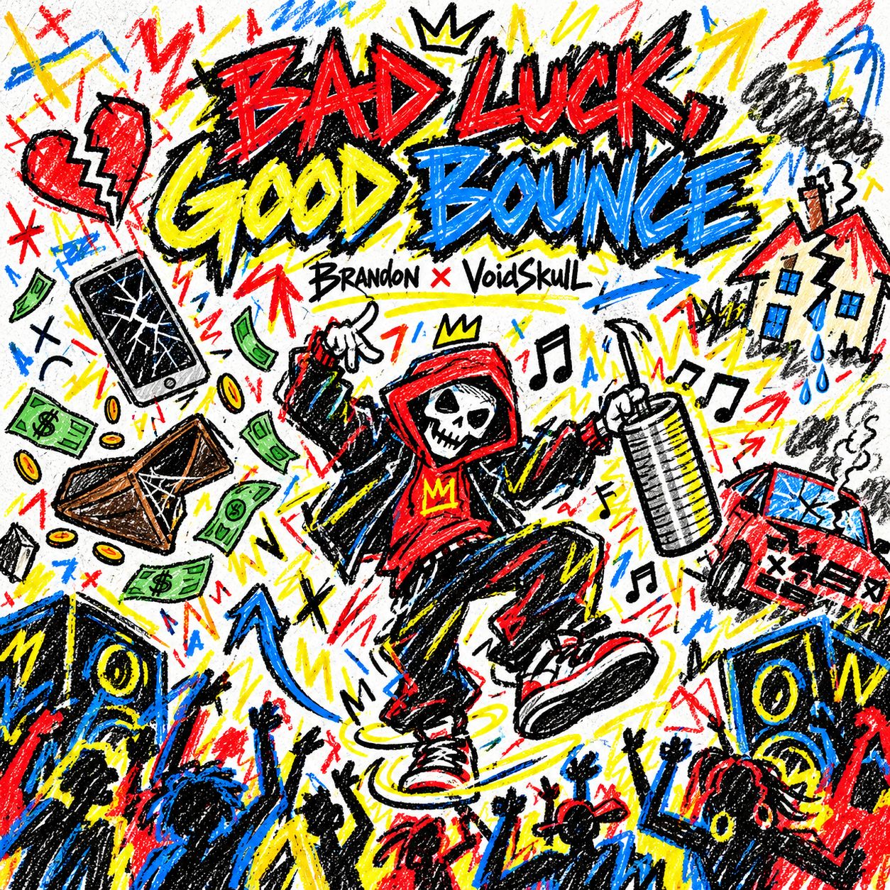 💀 BAD LUCK, GOOD BOUNCE // Brandon × VoidSkull artwork