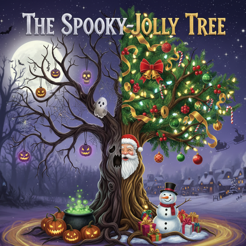 The Spooky-Jolly Tree artwork