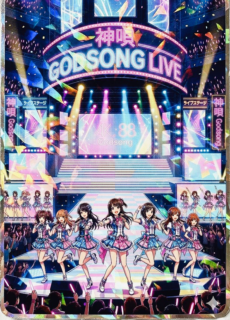 神唄　〜God Song〜（48系ｱｲﾄﾞﾙhomage） artwork