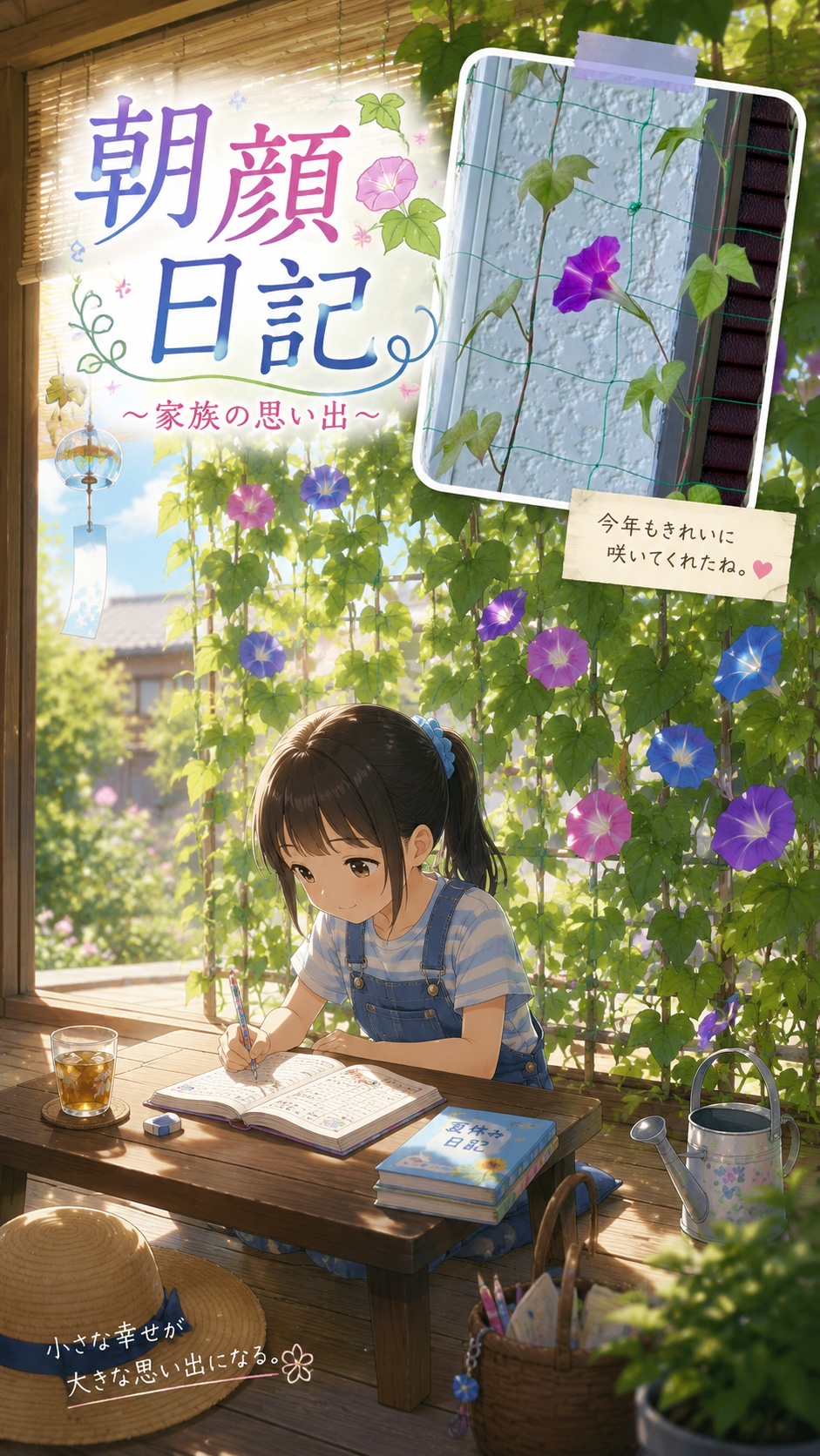 朝顔日記〜家族の思い出✨✨💕