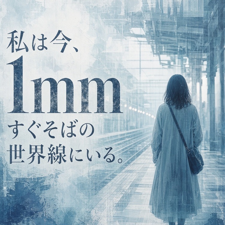 私は今、1mmすぐそばの世界線にいる。 artwork