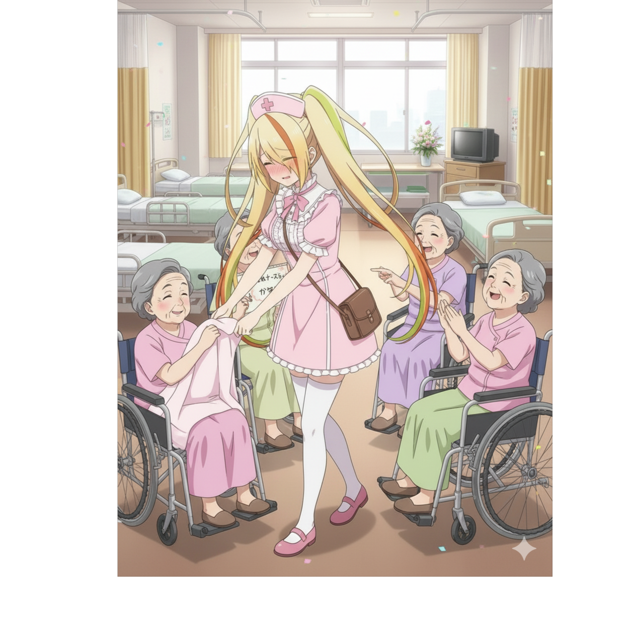 【ゾンビランドサガイメージ】ナースなんて似合わねーよ！ その2  二階堂サキ artwork