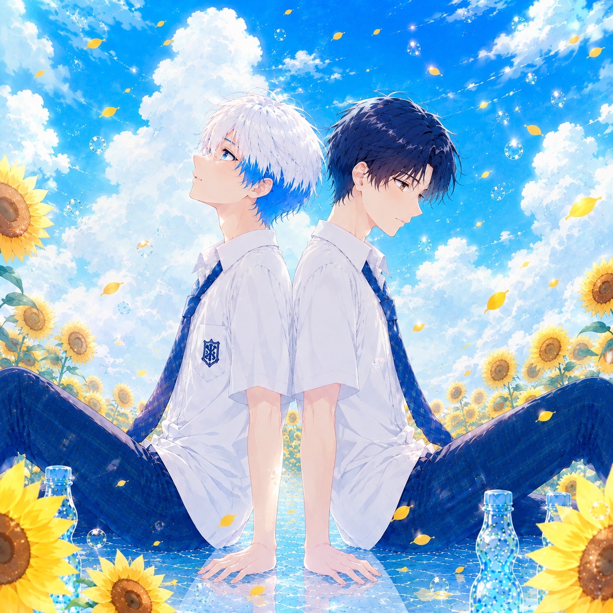 ひまわりは空を向く artwork