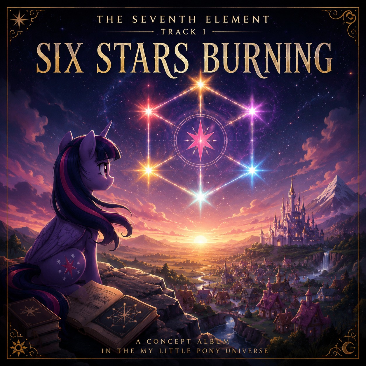 Six Stars Burning artwork