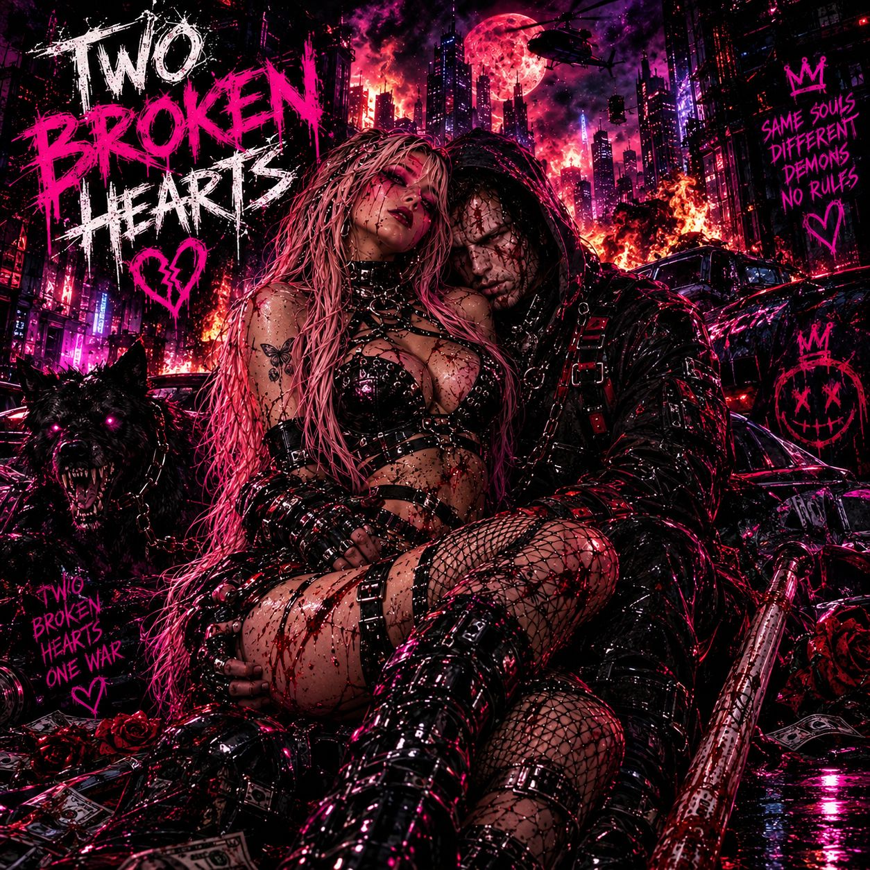 🖤 “TWO BROKEN HEARTS” artwork
