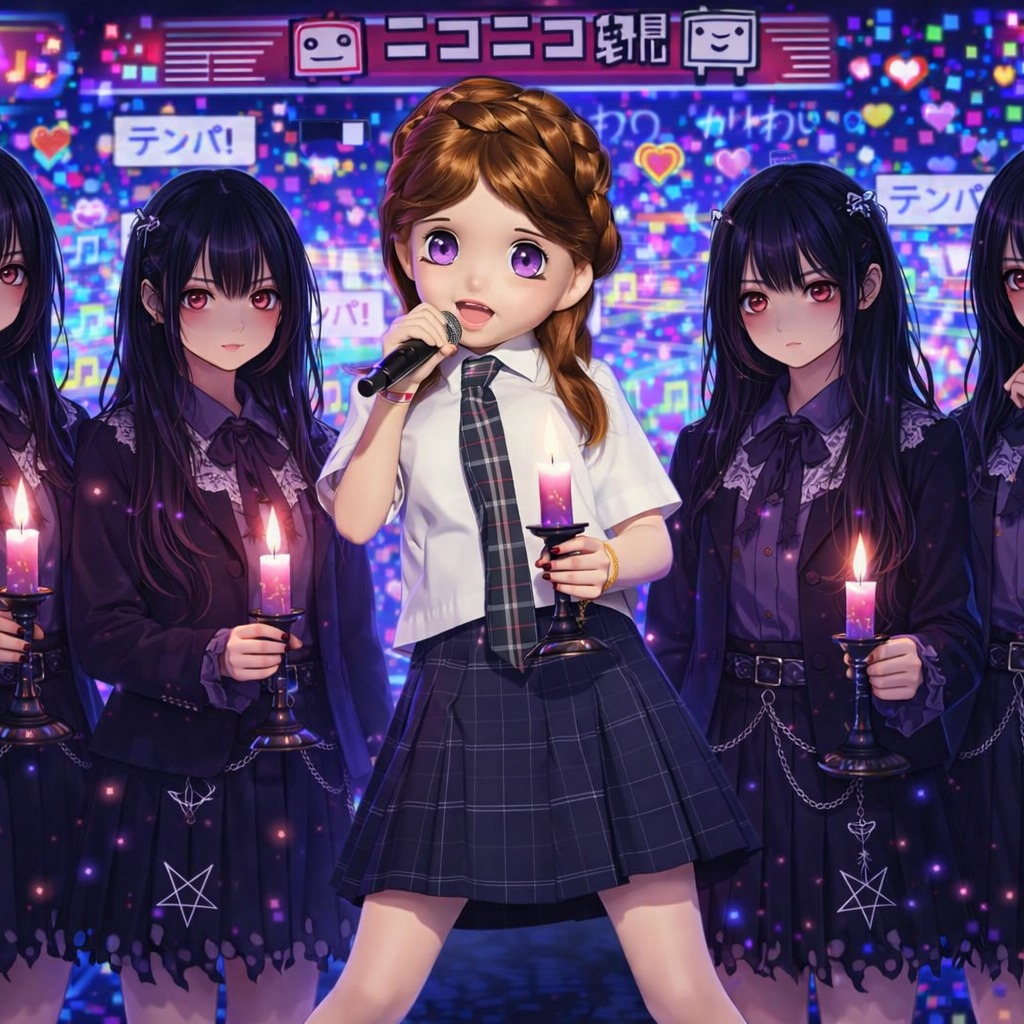 「何事にも時がある…」　コヘレトの言葉 3  Girls Anime Metal artwork