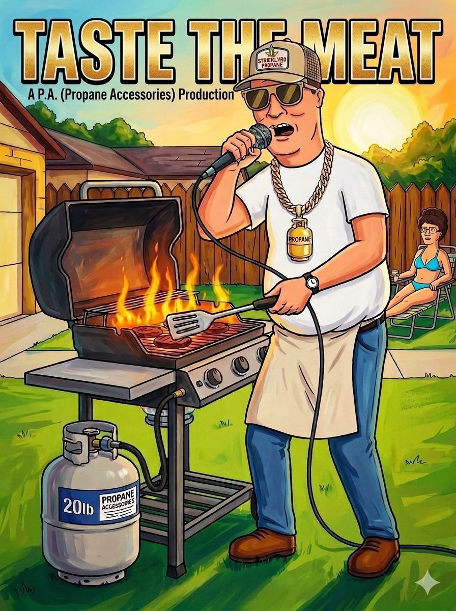 Taste the meat artwork