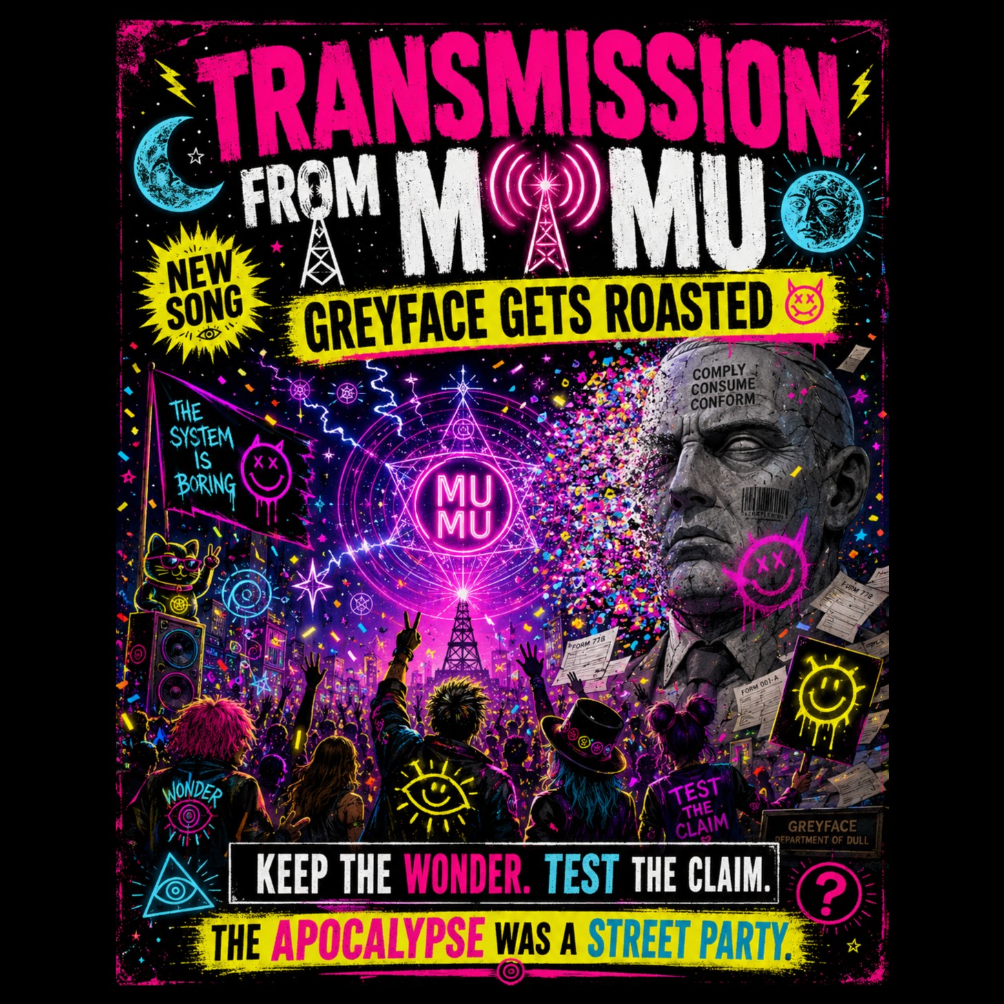 Transmission from Mu Mu artwork