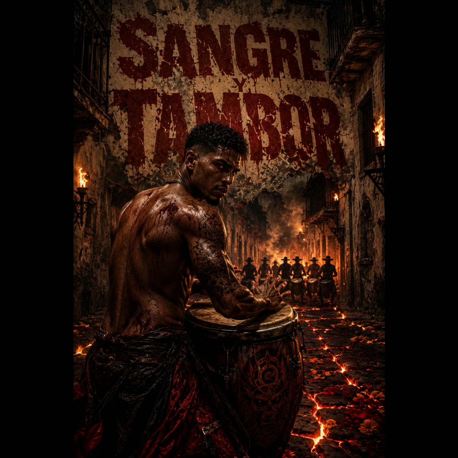 Sangre y Tambor [Tumbao Breakdown Challenge by Midnighttee] artwork