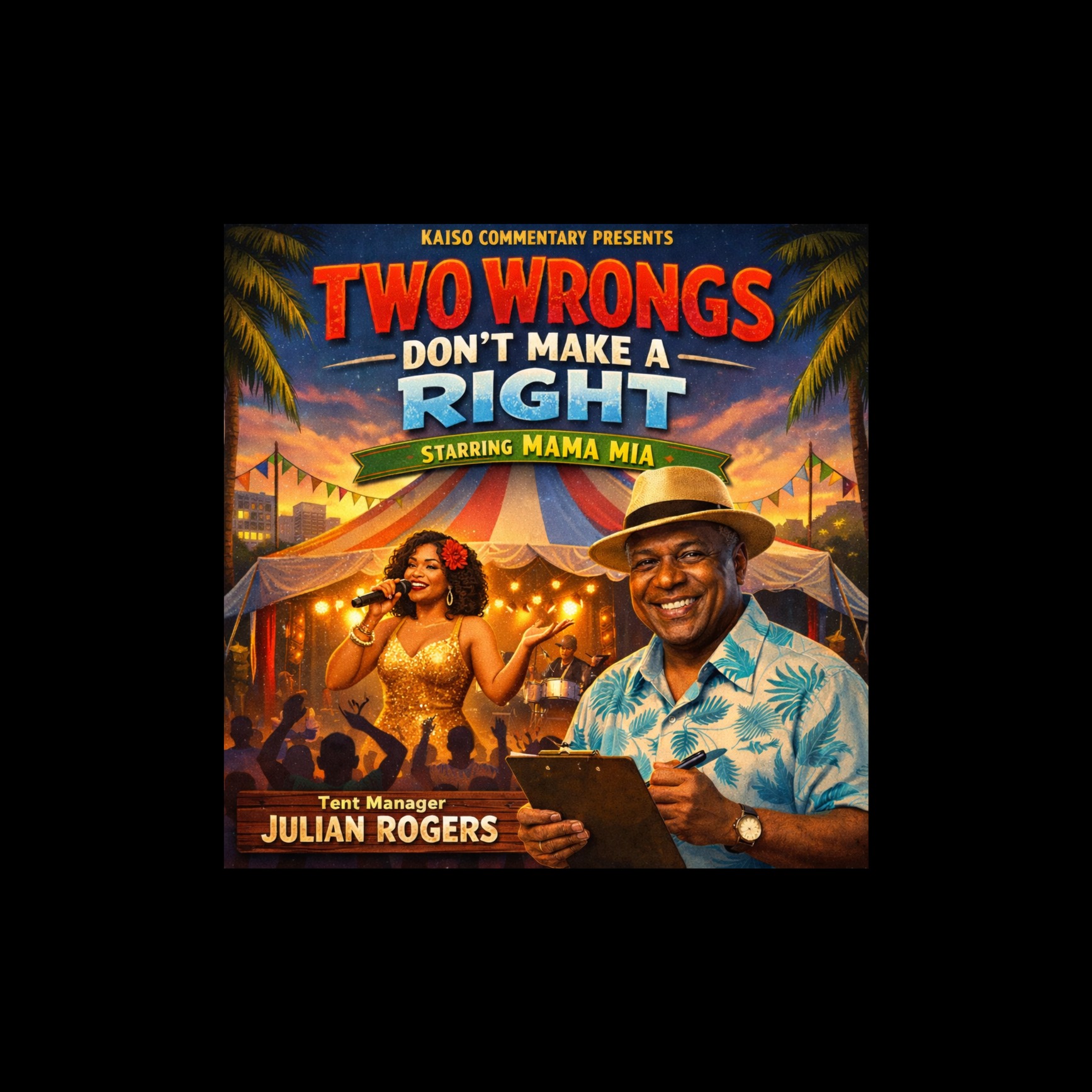 TWO WRONGS DON'T MEK A RIGHT - MAMA MIA artwork