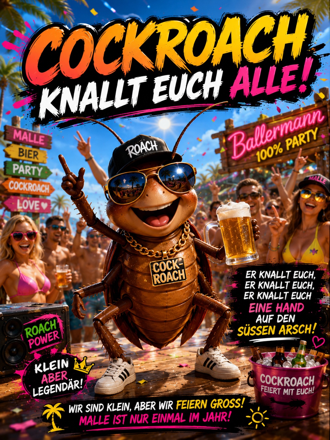 🎵 Cockroach knallt euch alle! 🍻🪳 artwork