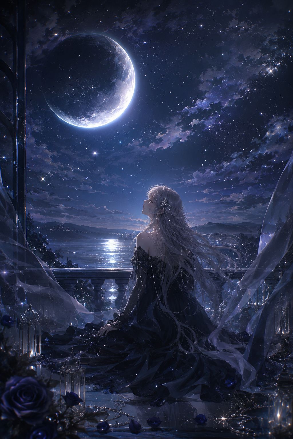 月さえ越えて（白檀） artwork