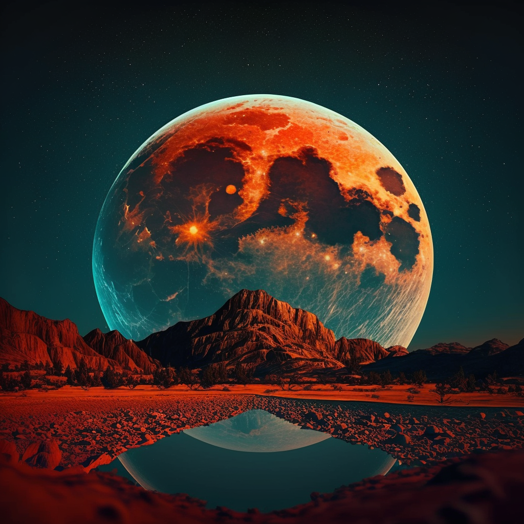 A pretty sunset artwork