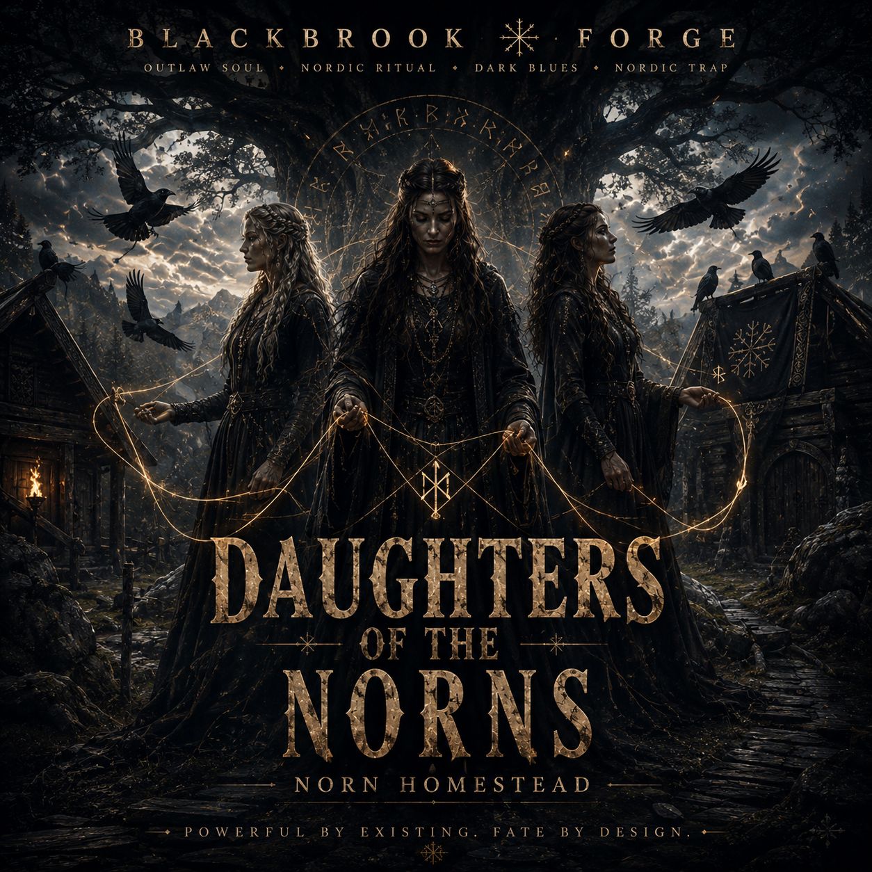 TITLE: DAUGHTERS OF THE NORNS artwork