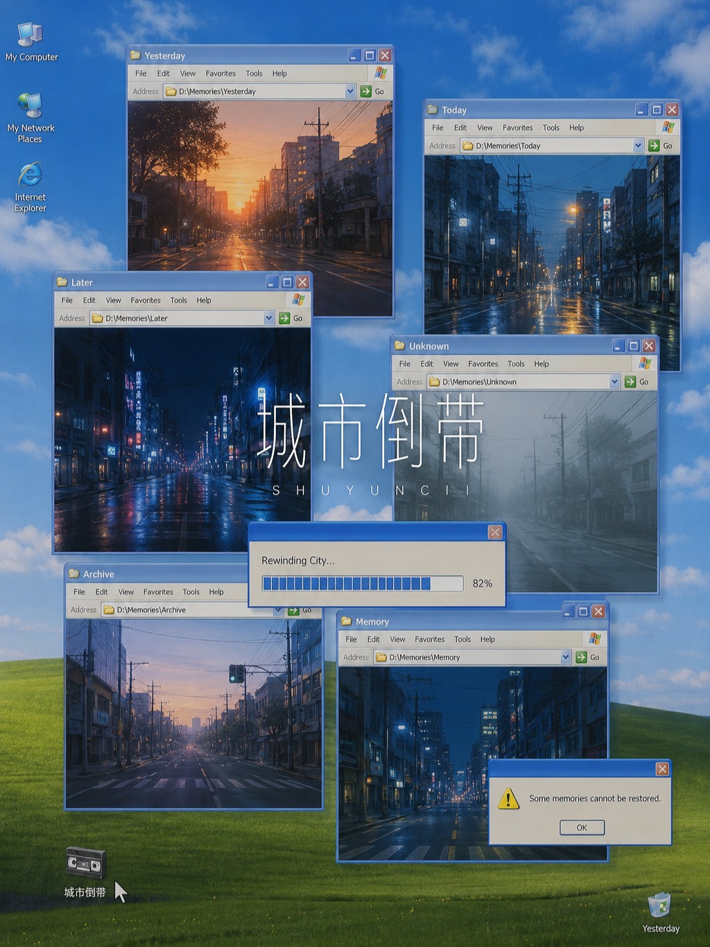城市倒带 artwork