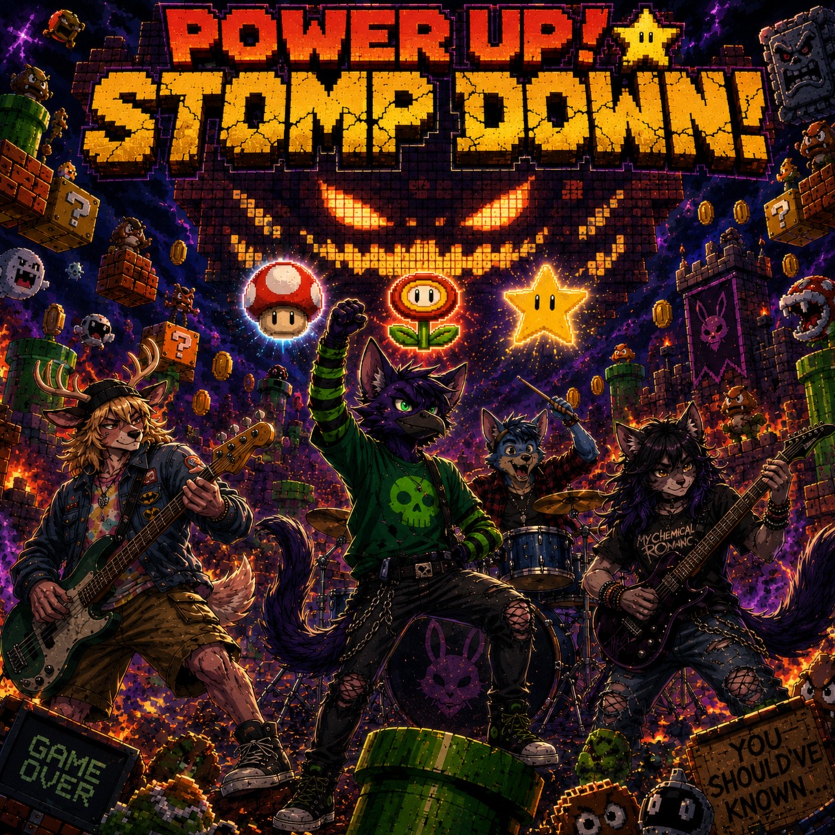 Power Up, Stomp Down! artwork