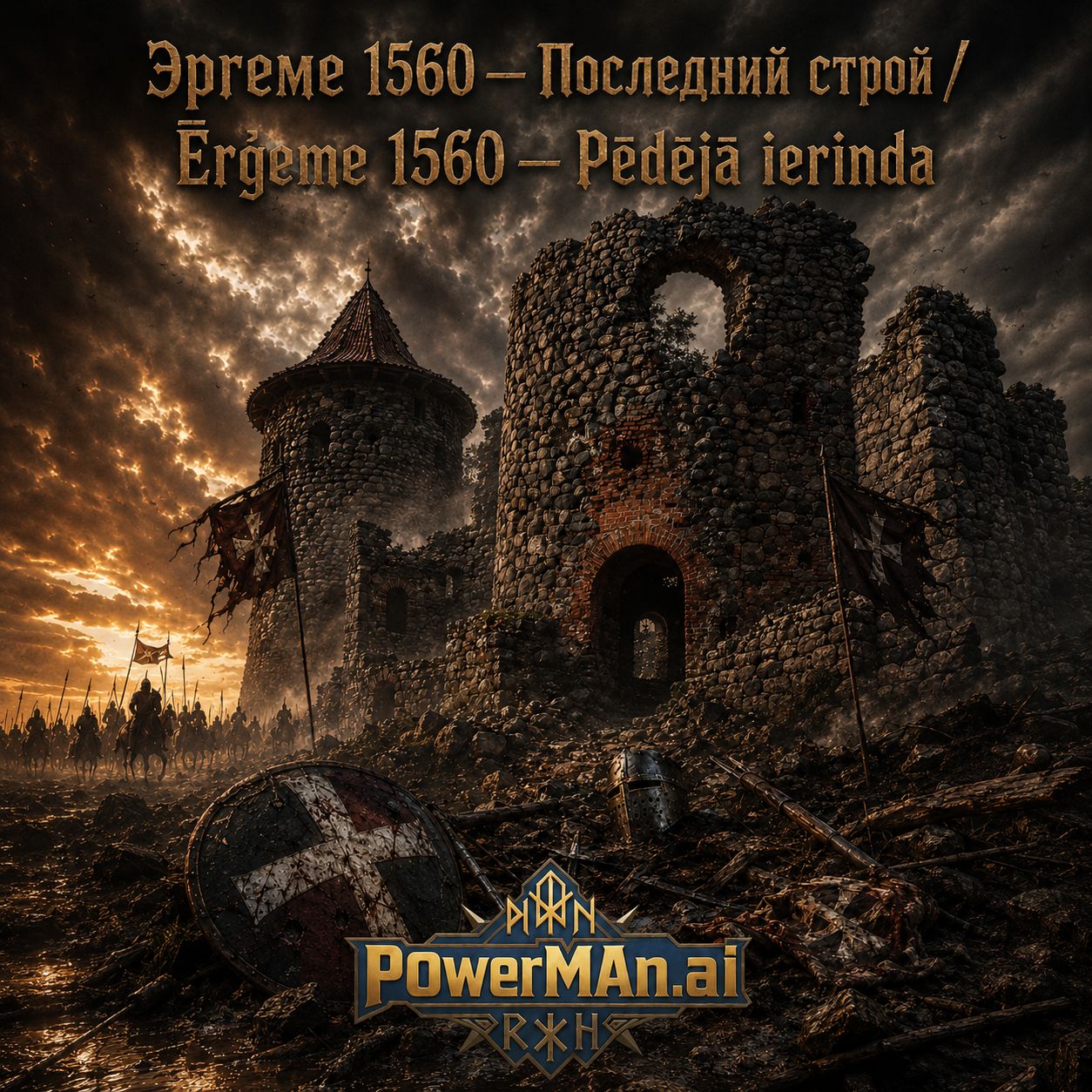Эргеме 1560 — Последний строй / Ērģeme 1560 — Pēdējā ierinda artwork