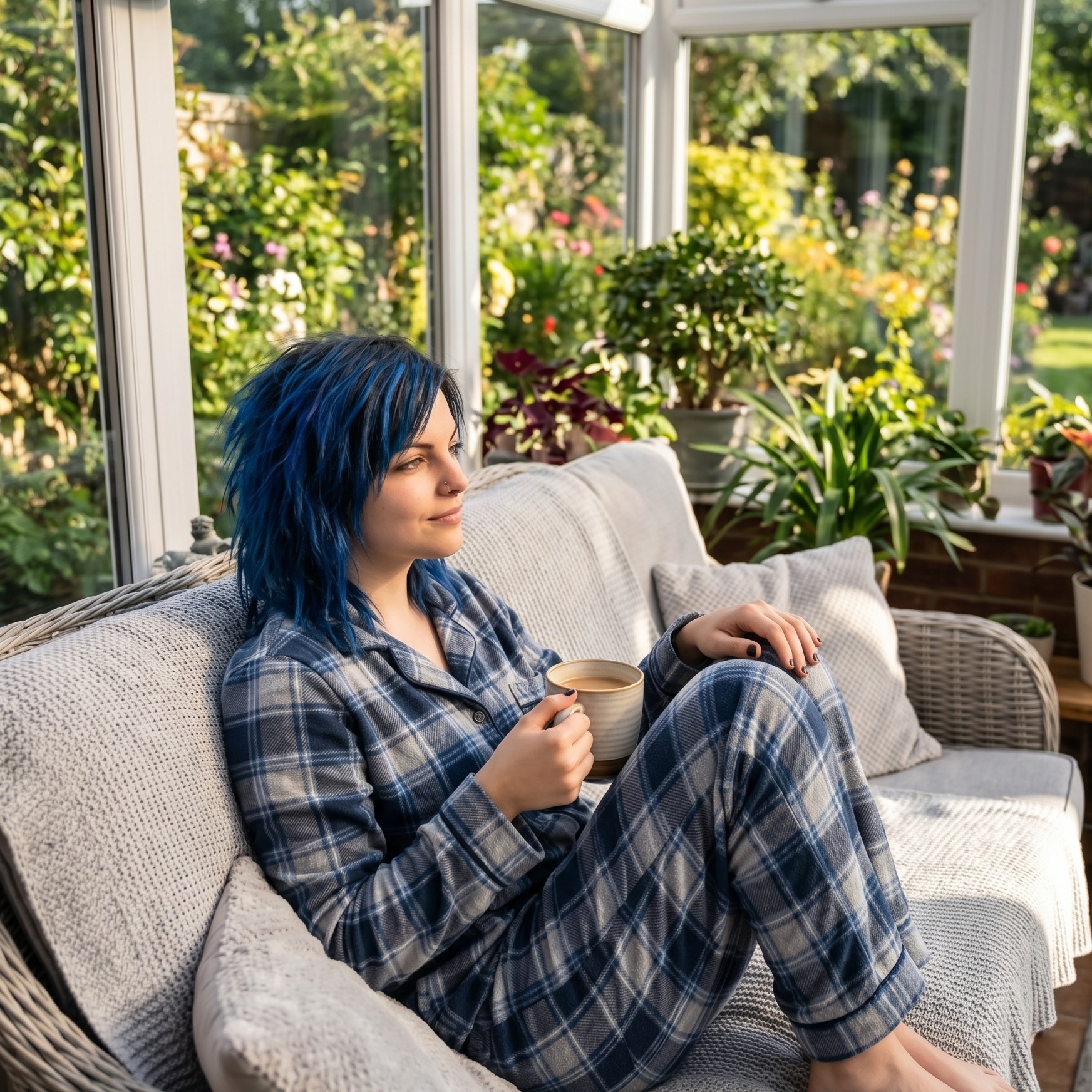Sunday Away /  Punk Girl Blue artwork