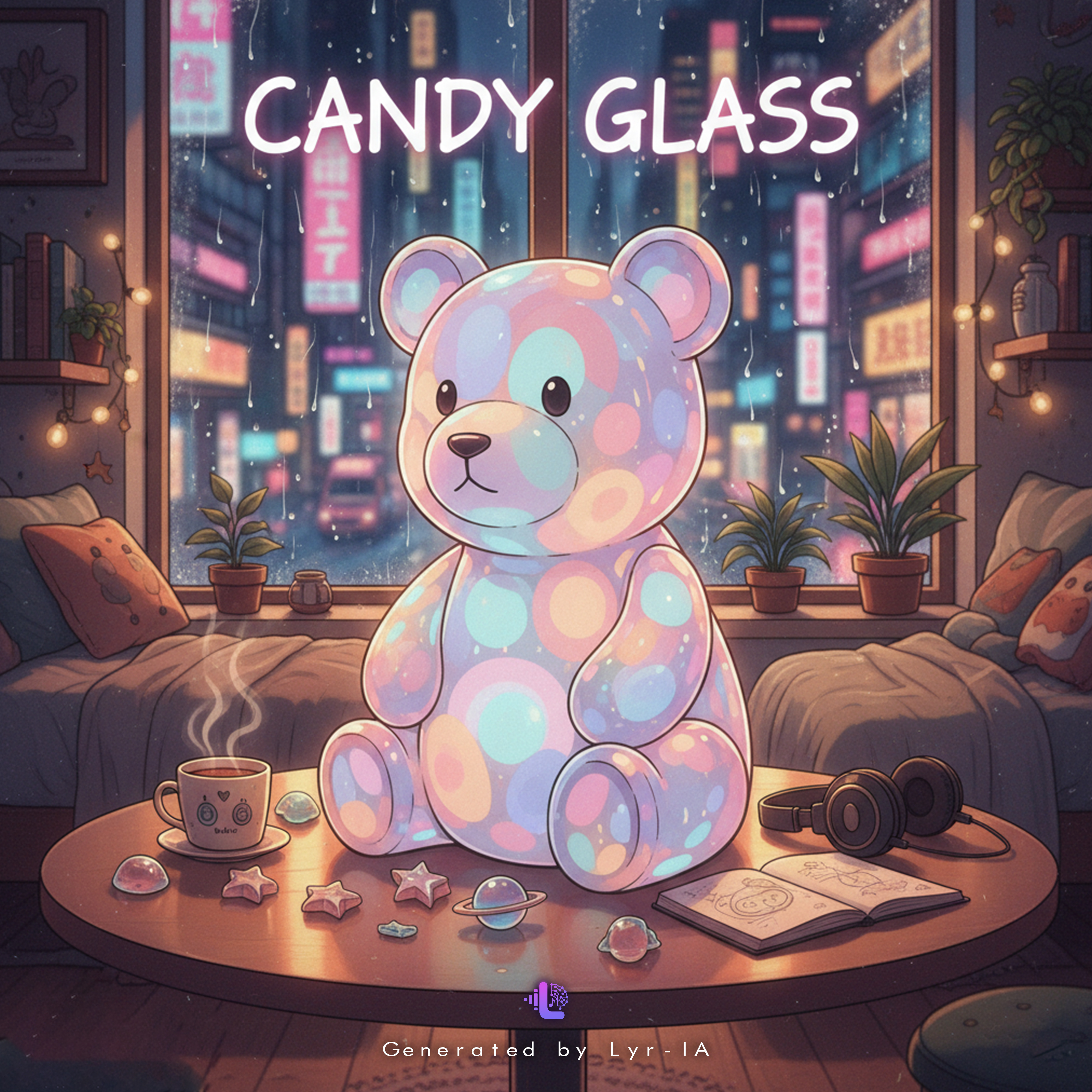 Candy glass artwork