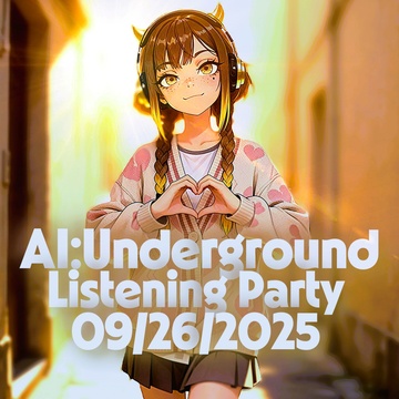 Image for AI: Underground Listening Party 🎧 09/26/2025