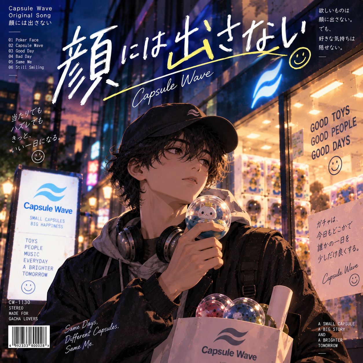 顔には出さない。 artwork
