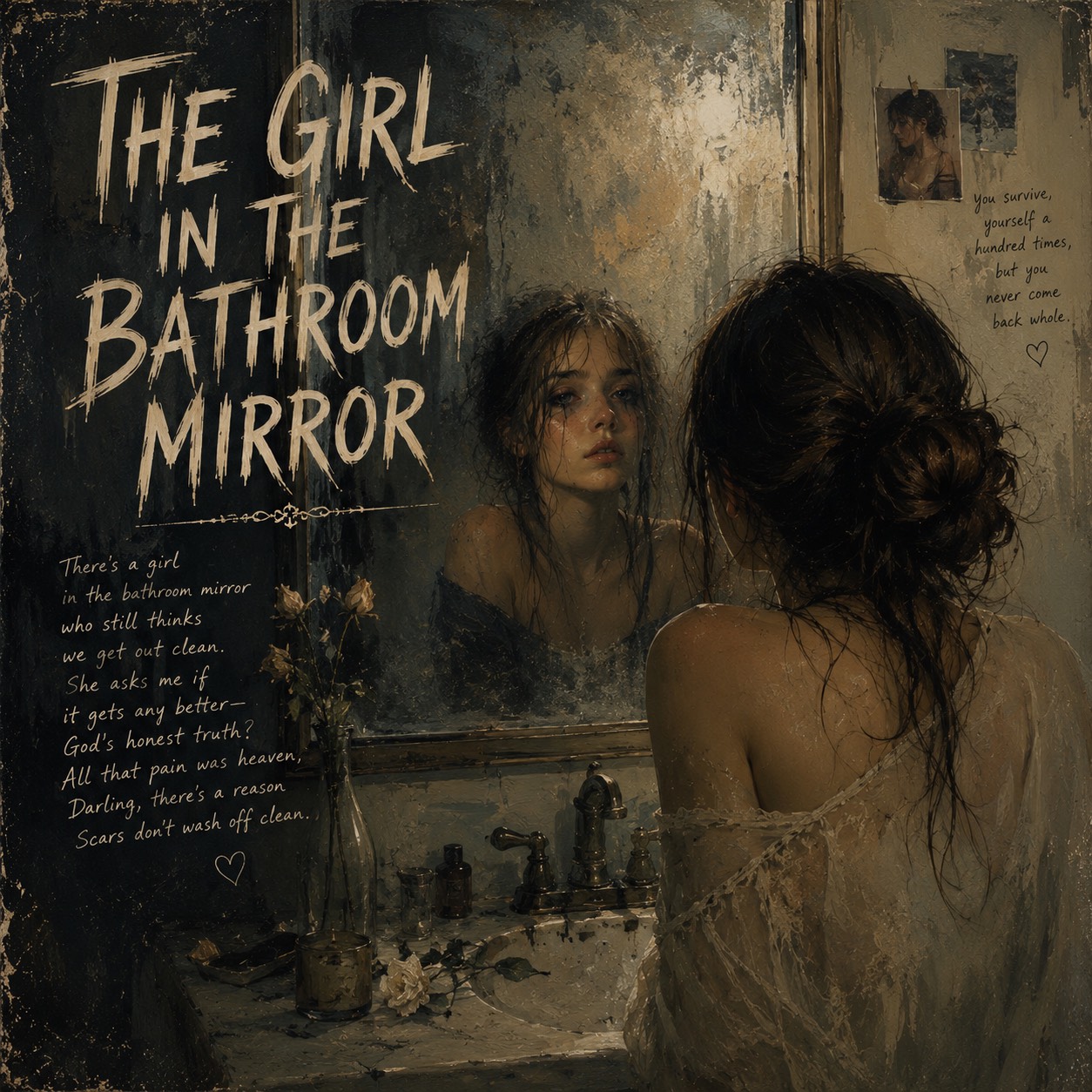 The Girl In The Bathroom Mirror artwork