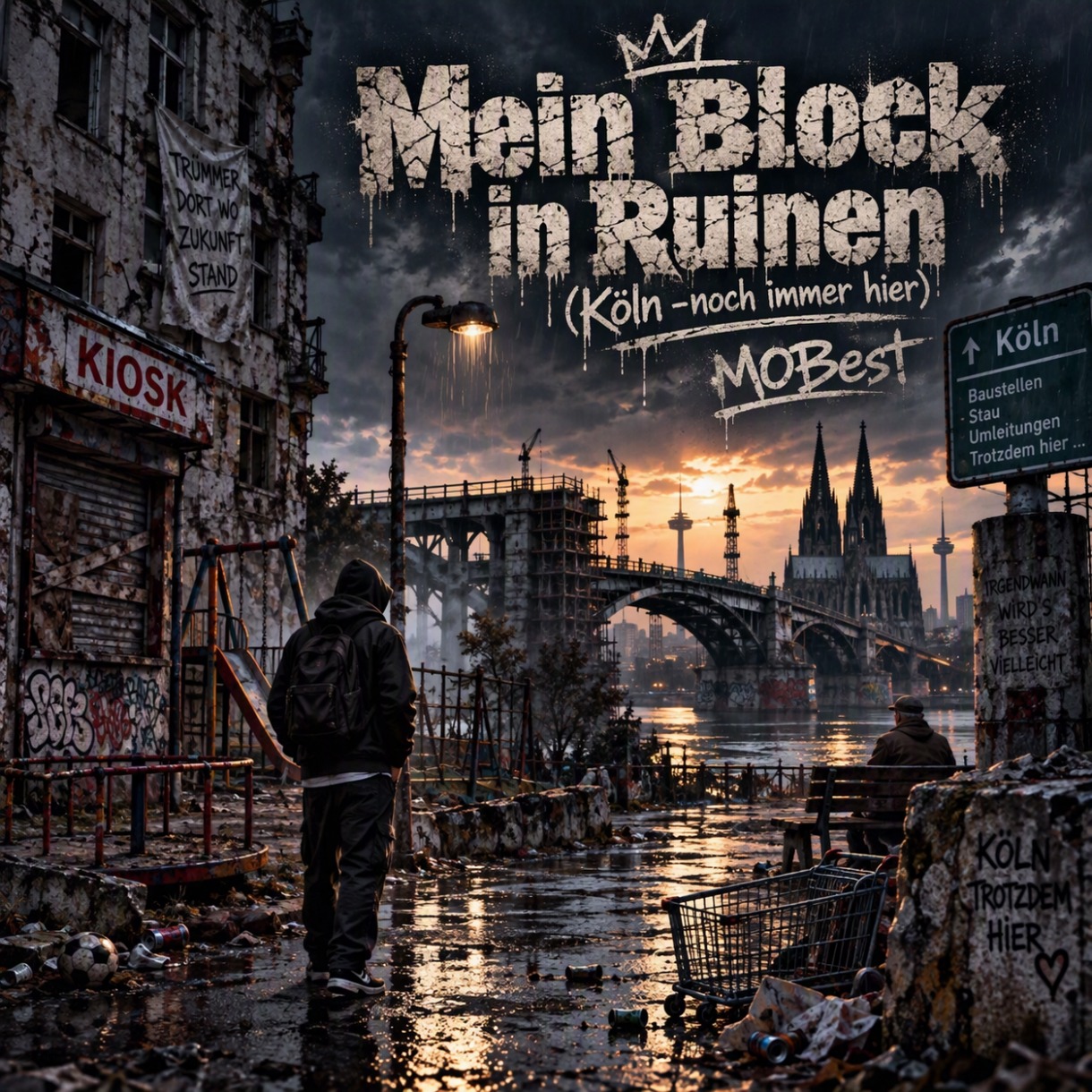 Mein Block liegt in Ruinen