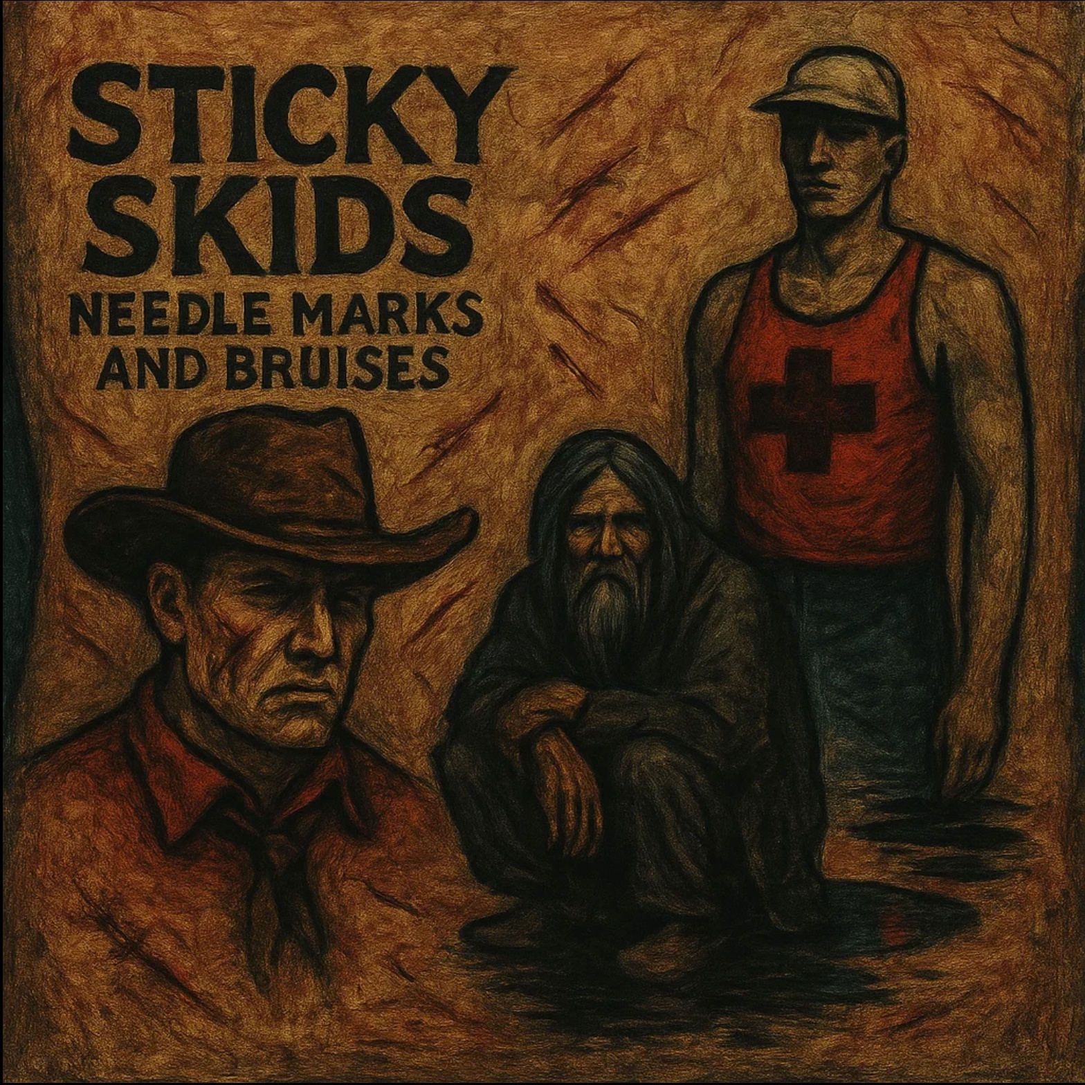 Image for Sticky Skids - Needle Marks and Bruises