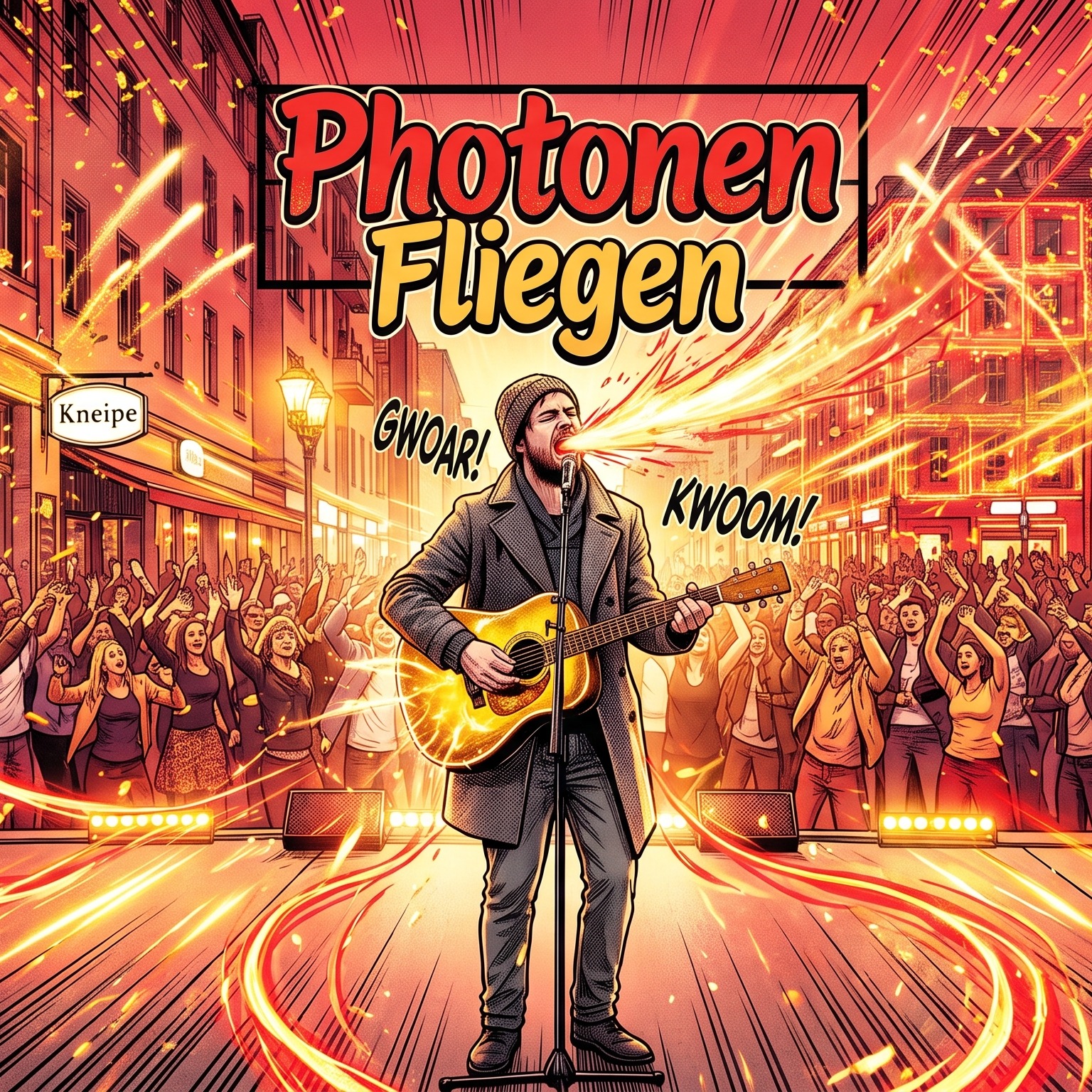 Photonen fliegen artwork