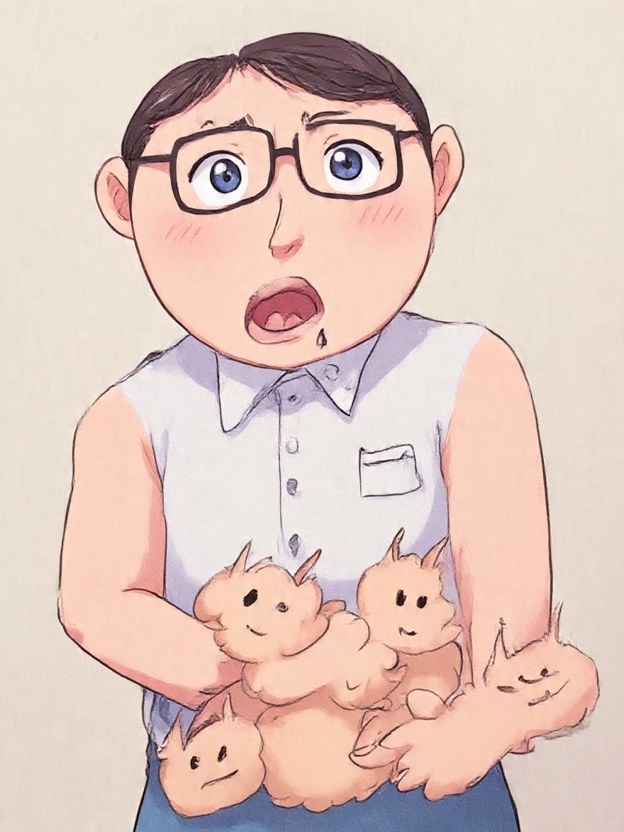 John Kiriakou and the Pomeranian Puppies artwork