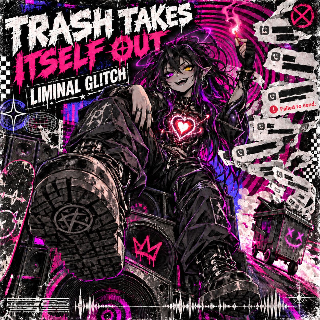 Trash Takes Itself Out artwork