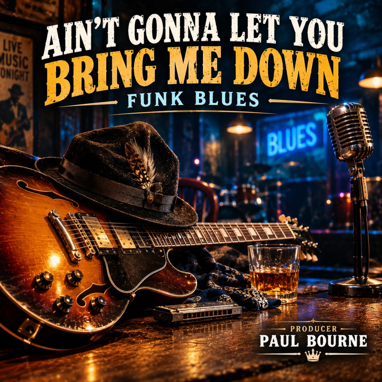 13. Ain't Gonna Let You Bring Me Down (Funk Blues) artwork